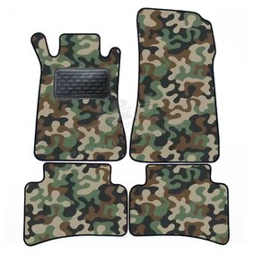 J&J AUTOMOTIVE | Autokoberce velúrové Army style pre Mercedes-Benz W 203 C Class 2000-2007 4ks