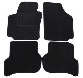 J&J AUTOMOTIVE | Autokoberce velúrové pre Seat Altea 2004-2015, 4ks