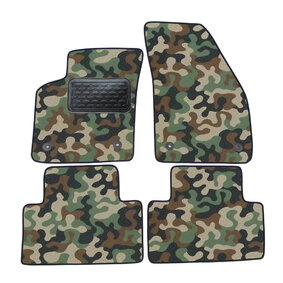 J&J AUTOMOTIVE | Autokoberce velúrové Army style pre Volvo C30 2007-2013 4ks