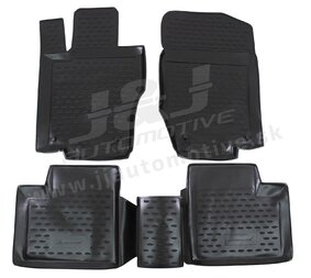 J&J AUTOMOTIVE | Gumové rohože so zvýšeným okrajom pre Mercedes-Benz M-Class W164 2006-2012