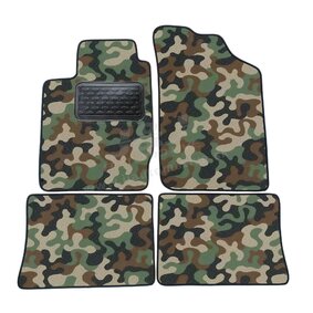 J&J AUTOMOTIVE | Autokoberce velúrové Army style pre Renault Thalia 2001-2008 4ks
