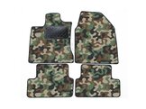 J&J AUTOMOTIVE | Autokoberce velúrové Army style pre Nissan Qashqai 2007-2013 4ks