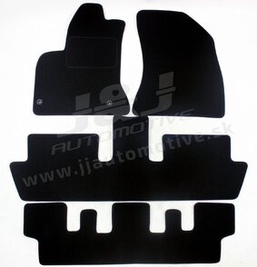 J&J AUTOMOTIVE | Autokoberce velúrové pre Citroen C4 Grand Picasso 7 -miestne 2006-2013, 4ks