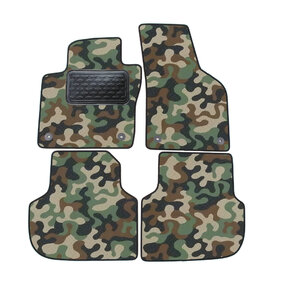 J&J AUTOMOTIVE | Autokoberce velúrové Army style pre Volkswagen Jetta 2012-vyššie 4ks