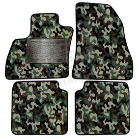 J&J AUTOMOTIVE | Autokoberce velúrové Army style pre Fiat 500L 2012-2017 4 ks