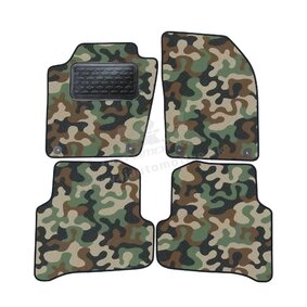 J&J AUTOMOTIVE | Autokoberce velúrové Army style pre Skoda Fabia III 2014-2021 4ks