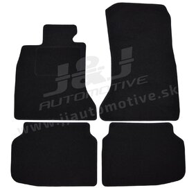 J&J AUTOMOTIVE | Autokoberce velúrové pre BMW 7 F01 2009-2016, 4ks
