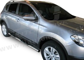 J&J AUTOMOTIVE | Bočné nerezové rámy pre Nissan Qashqai 2007-2013