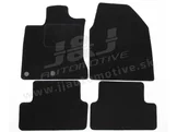 J&J AUTOMOTIVE | Autokoberce velúrové pre Nissan Qashqai 2007-2013, 4ks