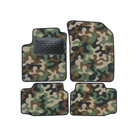 J&J AUTOMOTIVE | Autokoberce velúrové Army style pre Volkswagen vyššie ! 2010-vyššie 4ks