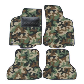 J&J AUTOMOTIVE | Autokoberce velúrové Army style pre Volkswagen Polo 6N / 6N2 1994-1998 4ks