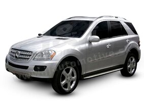 J&J AUTOMOTIVE | Bočné našľapy pre Mercedes-Benz ML-W164 2006-2013 Running Boards