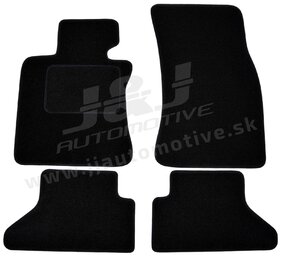 J&J AUTOMOTIVE | Autokoberce velúrové pre BMW 6 E64 cabrio 2004-2010, 4ks