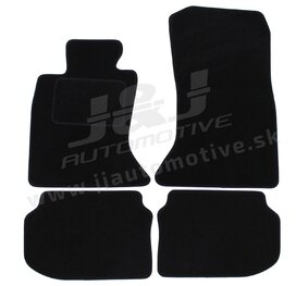 J&J AUTOMOTIVE | Autokoberce velúrové pre BMW 5 SERIE F10 / F11 2011-2017, 4ks