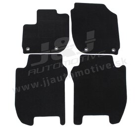 J&J AUTOMOTIVE | Autokoberce velúrové pre Honda Jazz 2015-2020, 4ks