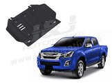 RIVAL | Ochranný kryt motora pre Isuzu D-Max / Rodeo / V-Cross 2012-2017; 2017-2019