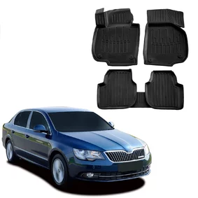 SCOUTT | 3D Gumové rohože pre Škoda Superb 2 2008-2015 SCOUTT | 3D Gumové rohože pre Škoda Superb 2 2008-2015