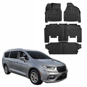 SCOUTT | 3D Gumové rohože pre Chrysler Pacifica 2 7mistny 2016-2023 4 ks