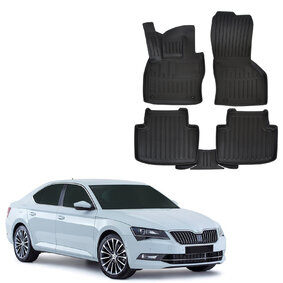 SCOUTT | 3D Gumové rohože pre Škoda Superb 3 2015-2023