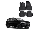 SCOUTT | 3D Gumové rohože pre Q7 4M 2015-vyššie 5ks