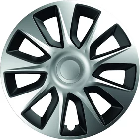 VERSACO | Puklice Stratos 16“ Strieborná a Čierna 4ks VERSACO | Puklice Stratos 16“ Strieborná a Čierna 4ks