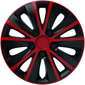 VERSACO | Puklice Rapide 16“ Červená a Čierna 4ks